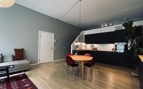 Carlsbergbyen - Vesterbro - 2 Br - 3 People: Frokostlokale, Køkken, Stue