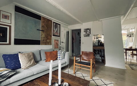 Absolute Center -2 People - 1 Br -private Terrasse: Stue