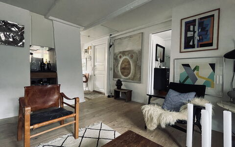 Absolute Center -2 People - 1 Br -private Terrasse: Stue