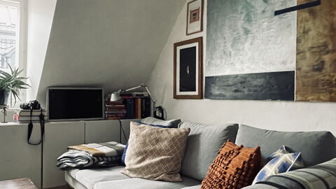 Absolute Center -2 People - 1 Br -private Terrasse: Stue