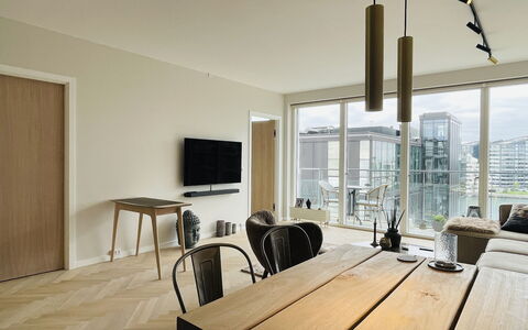 Islands Brygge - 2 Br - 4 People - Close To Water: Frokostlokale, Stue