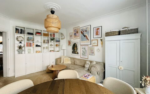 Amager - Close To Metro - 1 Br - 2 People: Frokostlokale, Stue