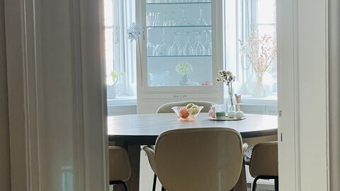 Amager - Close To Metro - 1 Br - 2 People: Frokostlokale, Stue