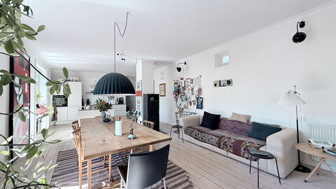 Frederiksberg - Close To Tivoli - 4 Br - 6 People: Andet værelse, Frokostlokale, Køkken, Stue