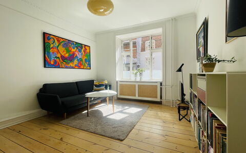 Østerbro - 2 Br - 3 People - Close Metro: Stue