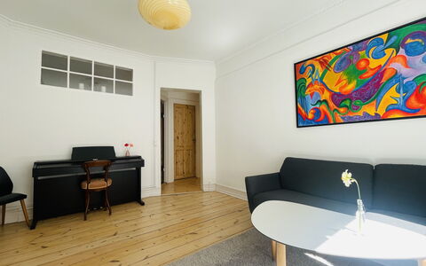 Østerbro - 2 Br - 3 People - Close Metro: Stue