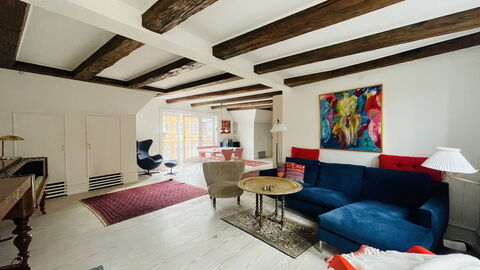 Ultimate Location - Private Roof Terrace - 2 Bedrooms - 4 People: Frokostlokale, Stue