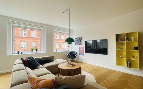 Close to Tivoli Garden -3 Br - 6 People -City Center: Stue