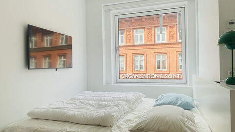 Close to Tivoli Garden -3 Br - 6 People -City Center: soveværelse