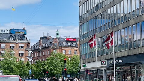 Close to Tivoli Garden -3 Br - 6 People -City Center: Udendørs