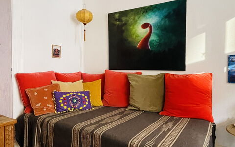 Østerbro - Good Karma - Close Metro 3 People: Frokostlokale, Stue