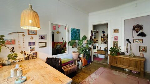 Østerbro - Good Karma - Close Metro 3 People: Frokostlokale, Stue