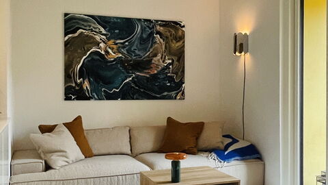 Townhouse- Nørrebro - 2 Levels - 4 People: Frokostlokale, Køkken, Stue