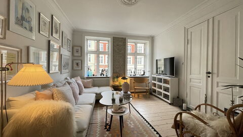 Vesterbro - 1 Br - 2people-close To Enghave Metro: Stue