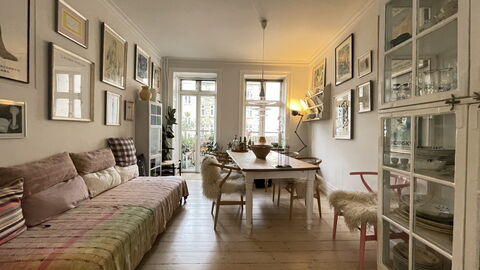 Vesterbro - 1 Br - 2people-close To Enghave Metro: Frokostlokale, soveværelse