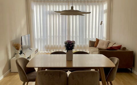 Nørrebro - 2br - 4 People - Close To Metro: Frokostlokale, Stue