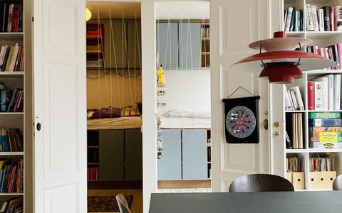 Østerbro - 3br - 6 People - Close To Metro: Frokostlokale, soveværelse