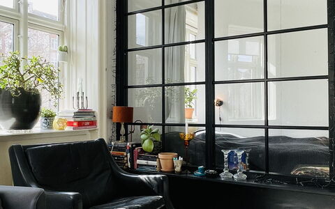 Vesterbro - 2 Br - Cozy - Metro - Tivoli -4 People: soveværelse, Stue