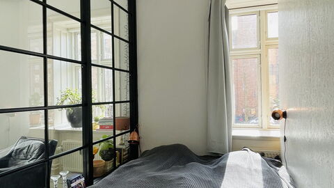 Vesterbro - 2 Br - Cozy - Metro - Tivoli -4 People: soveværelse