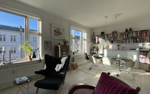 Østerbro - 1 Br - 3 People- Close To Metro: Stue