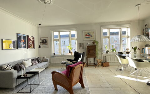 Østerbro - 1 Br - 3 People- Close To Metro: Stue