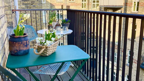 Østerbro - 1 Br - 3 People- Close To Metro: Altan / terrasse / gårdhave