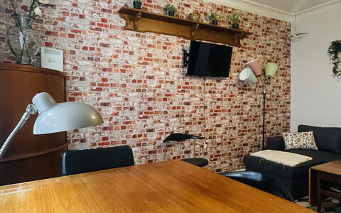 Østerbro - 4 People-1 Br - Close To Metro: Frokostlokale, Stue