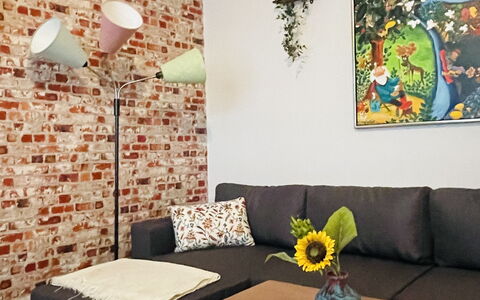 Østerbro - 4 People-1 Br - Close To Metro: Frokostlokale, Stue