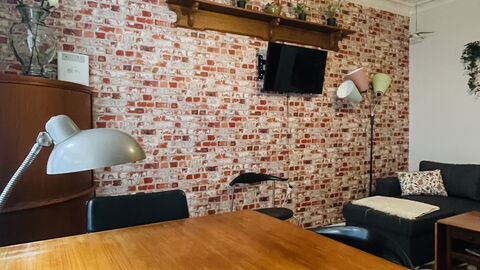 Østerbro - 4 People-1 Br - Close To Metro: Frokostlokale, Stue