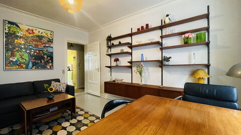 Østerbro - 4 People-1 Br - Close To Metro: Frokostlokale, Stue