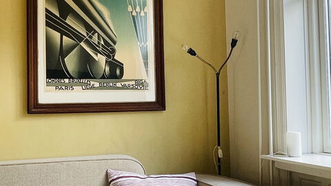 Nørrebro - 2 People - 1 Br - Close To Metro.: Stue