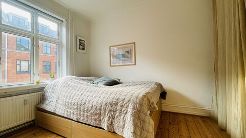 Nørrebro - 2 People - 1 Br - Close To Metro.: soveværelse