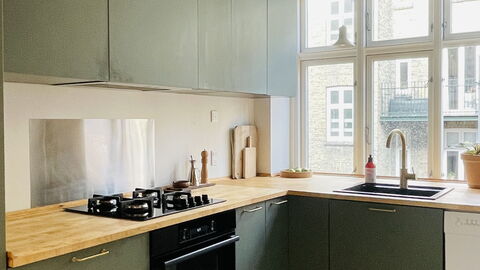 Nørrebro - 2 People - 1 Br - Close To Metro.: Køkken