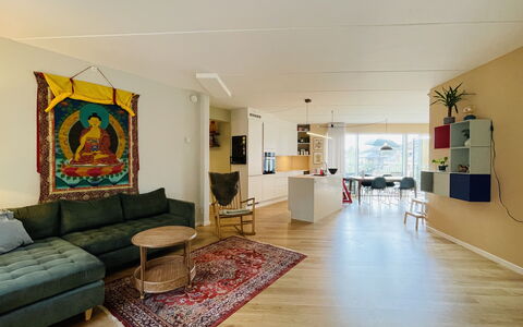 Carlsbergcity - 3br - 4 To 5 People - Family: Frokostlokale, Køkken, Stue