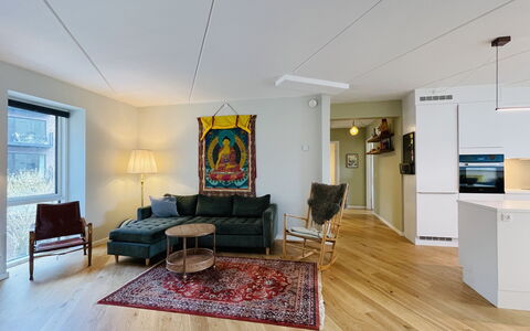 Carlsbergcity - 3br - 4 To 5 People - Family: Køkken, Stue