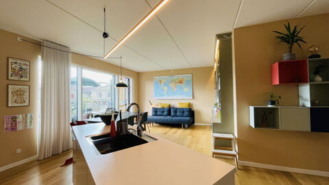 Carlsbergcity - 3br - 4 To 5 People - Family: Køkken, Stue