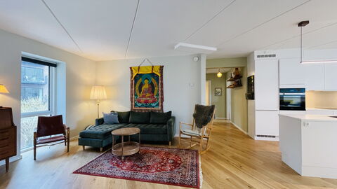 Carlsbergcity - 3br - 4 To 5 People - Family: Køkken, Stue