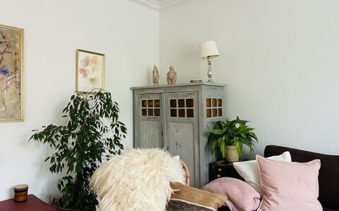 Østerbro - Close To Metro - 3 People: Frokostlokale, Stue