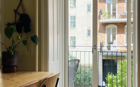 Nørrebro - Small Family - 2 Adults And Baby: Altan / terrasse / gårdhave, Stue, Udvendige