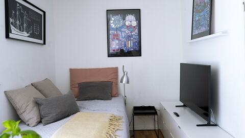Vesterbro - 3 People - 1br - Close To Tivoli: soveværelse