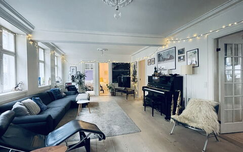 Fiolstræde - Family House On The Pedestrian Street: Stue