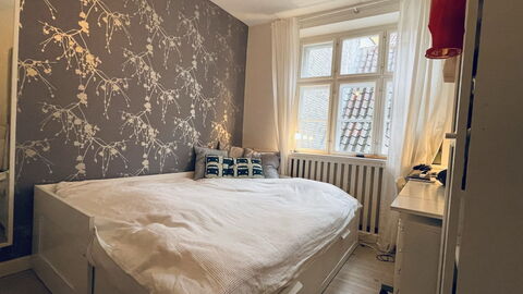 Fiolstræde - Family House On The Pedestrian Street: soveværelse