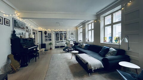 Fiolstræde - Family House On The Pedestrian Street: Stue