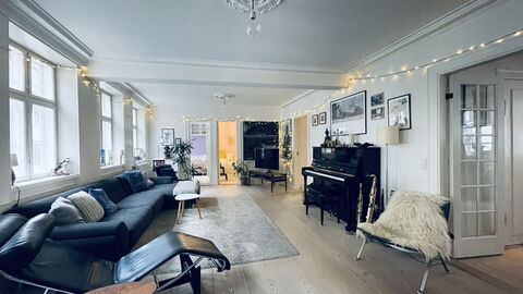 Fiolstræde - Family House On The Pedestrian Street: Stue