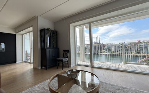 Islands Brygge Waterfront - 6 People - 3 Br - Balc: Stue