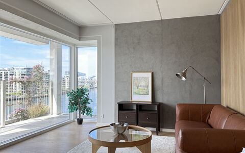 Islands Brygge Waterfront - 6 People - 3 Br - Balc: Stue