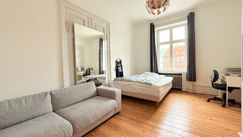 Close To Tivoli - 4 Br - 8 People - Huge Apartment: Andet værelse, Frokostlokale, soveværelse, Stue