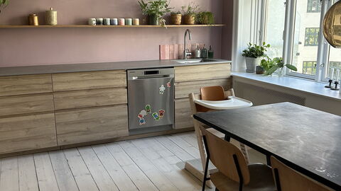 Østerbro - 2 Br - 4 People - Family: Frokostlokale, Køkken