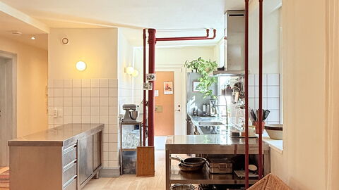 Nørrebro - Cozy Area - 2 People -1 Br: Frokostlokale, Køkken