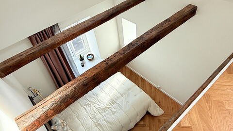 Townhouse - 3 Levels - 2 People - Nørrebro: soveværelse